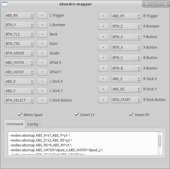 xboxdrv-mapper Preview