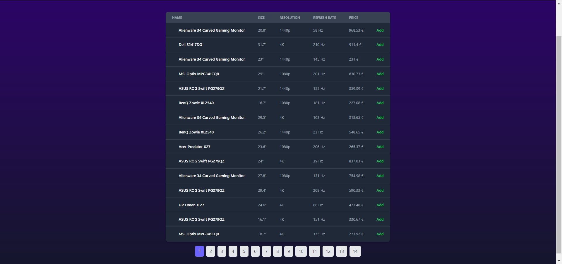 component page