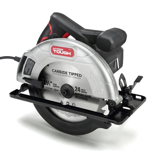 hyper-tough-12-amp-corded-7-1-4-inch-circular-saw-with-steel-plate-shoe-adjustable-bevel-blade-rip-f-1