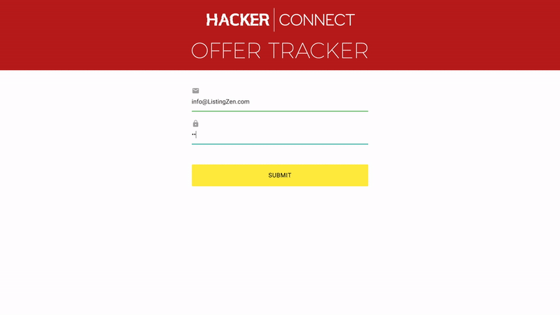 Offer Tracker Demo