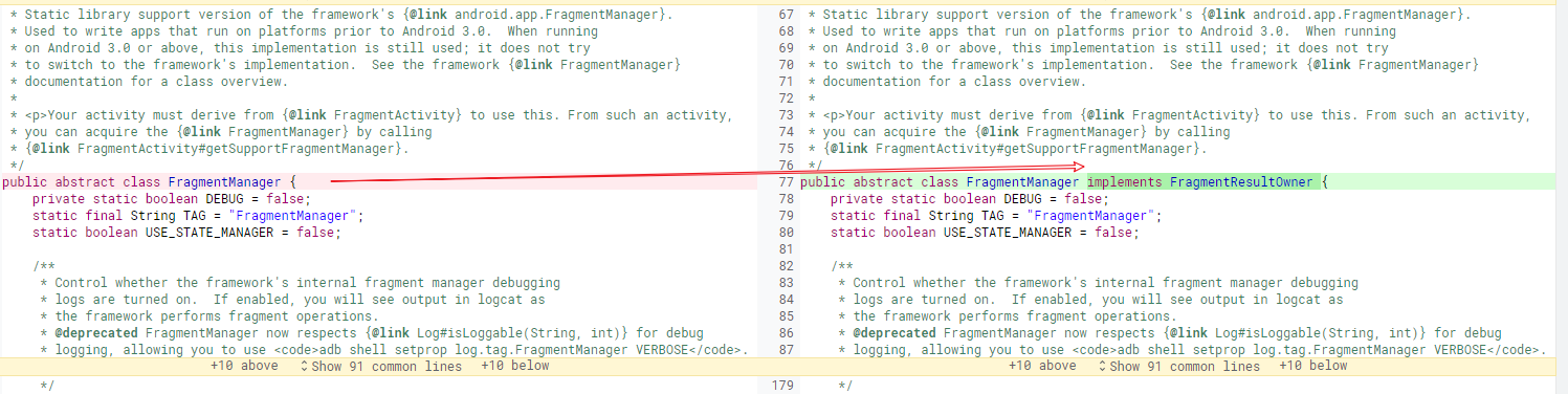 FragmentManager implement FragmentResultOwner 