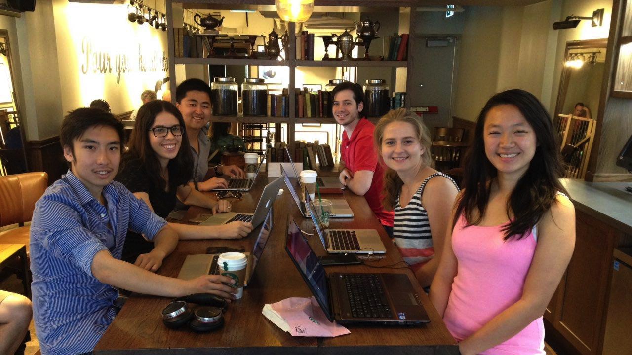 Photograph from a Coffee-and-Code Session in Toronto