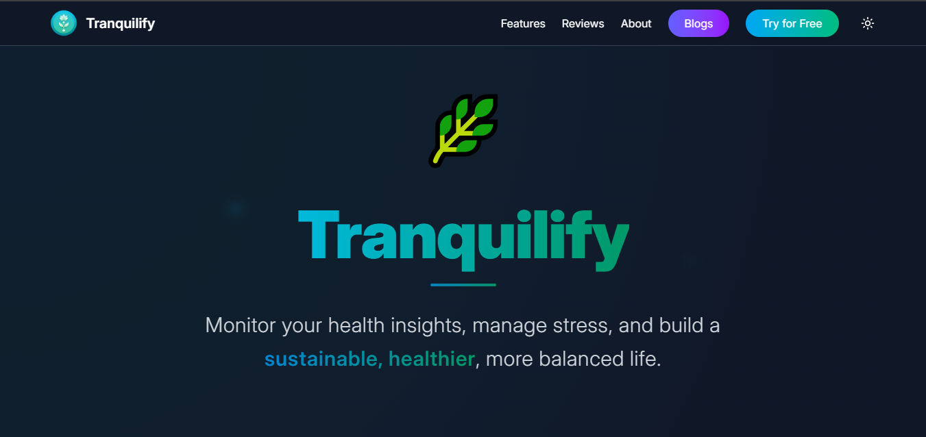 Tranquilify Demo