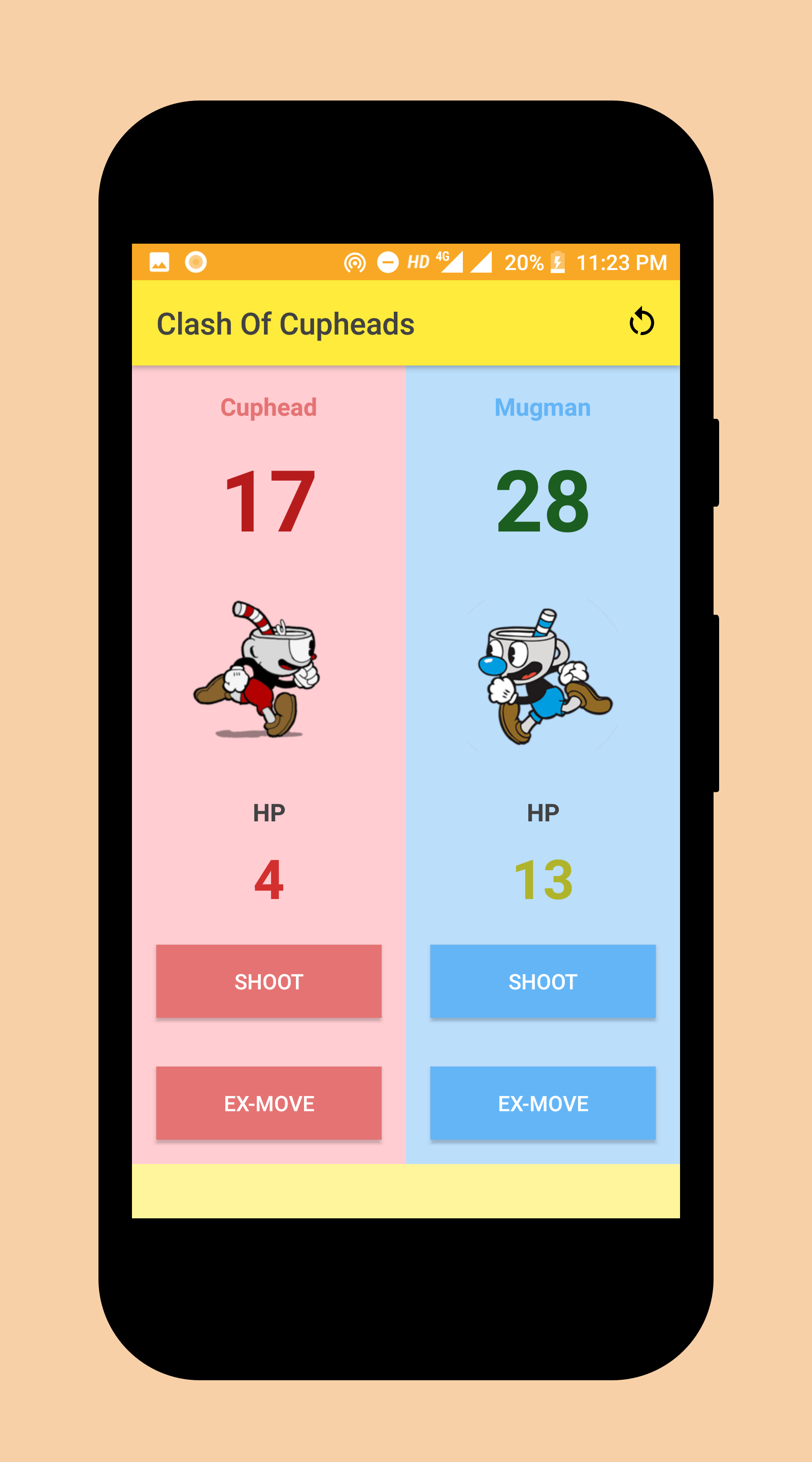 Clash Of Cupheads - Score Keeper app [App Screenshot]