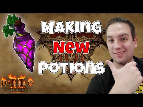 Creating a Magic Find Potion in Diablo 2 Resurrected