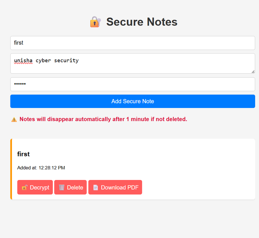 GitHub - Unisha0808/secure-notes-app
