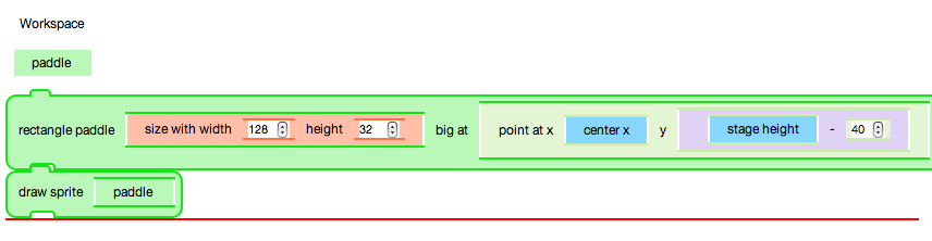 Paddle with Draw