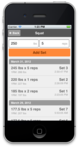 One Rep Max Screenshot #5 - Logging a Set