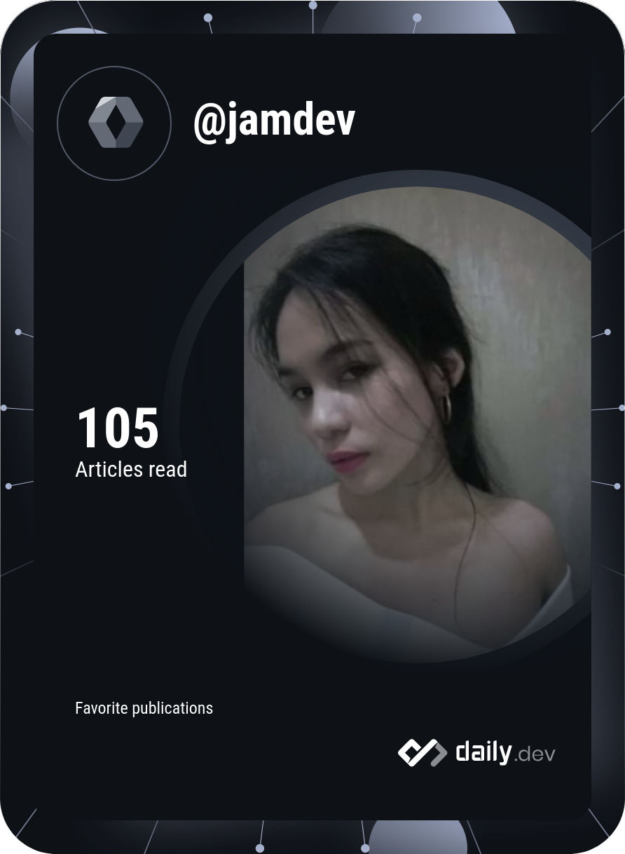 Joana Monique Torres's Dev Card