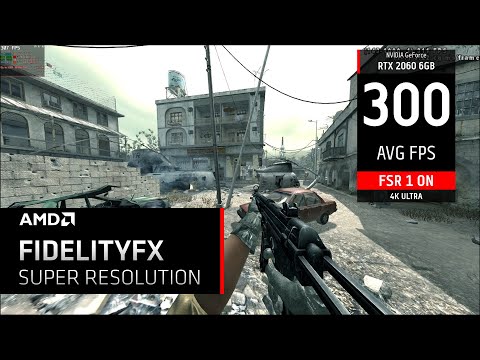 Call of Duty 4 - CoD4QOL FSR 1 4K Benchmark