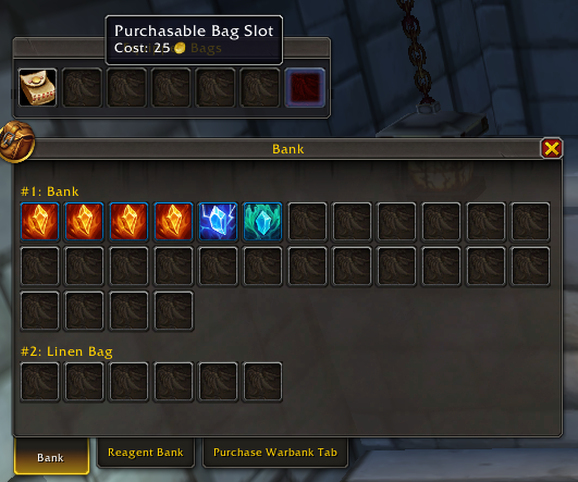 Purchasing Bank Bag Slots in Retail.