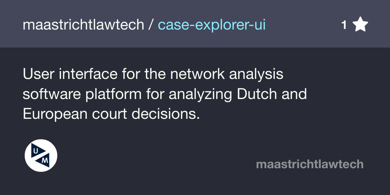 case-explorer-ui repository