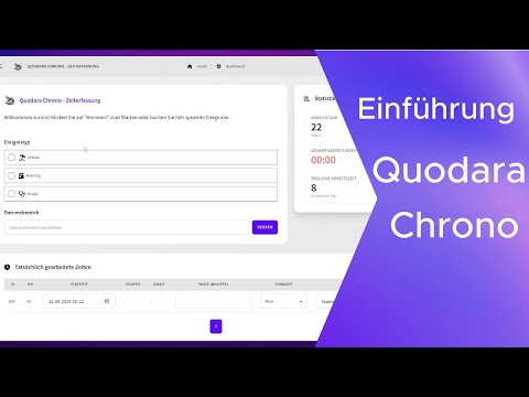 Quodara Chrono Tutorial