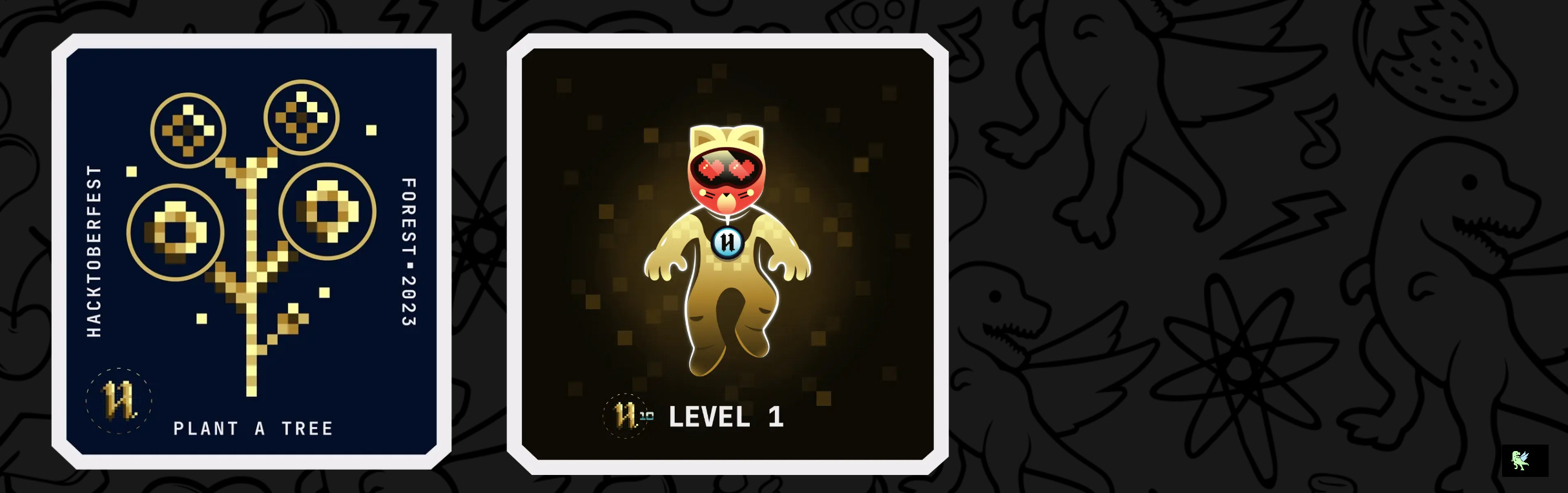 An image of @surodrigues's Holopin badges, which is a link to view their full Holopin profile