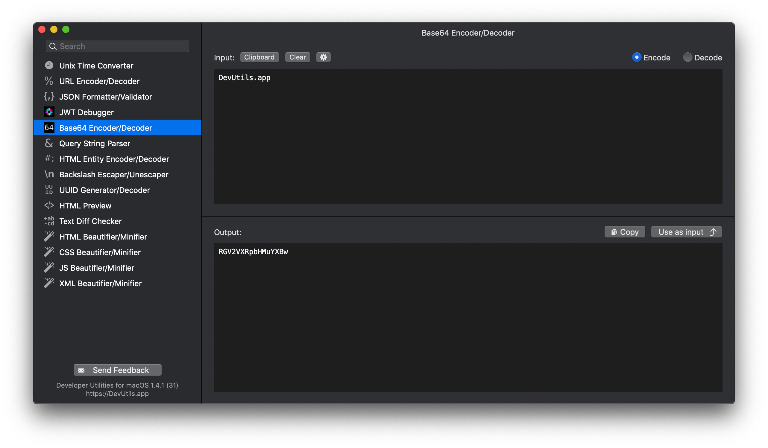 GitHub - DevUtilsApp/base64decode.app: Base64 Encode/Decode offline ...