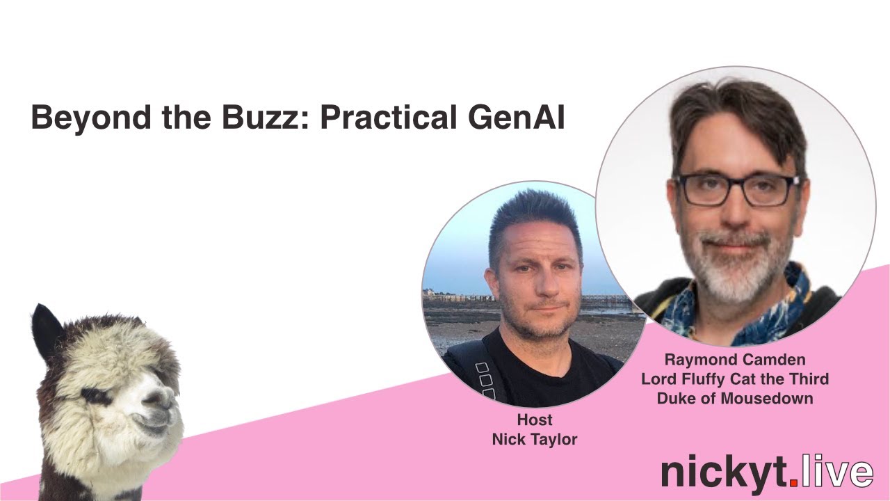 Beyond the Buzz: Practical GenAI - Tue, Mar 25, 02:30 PM UTC