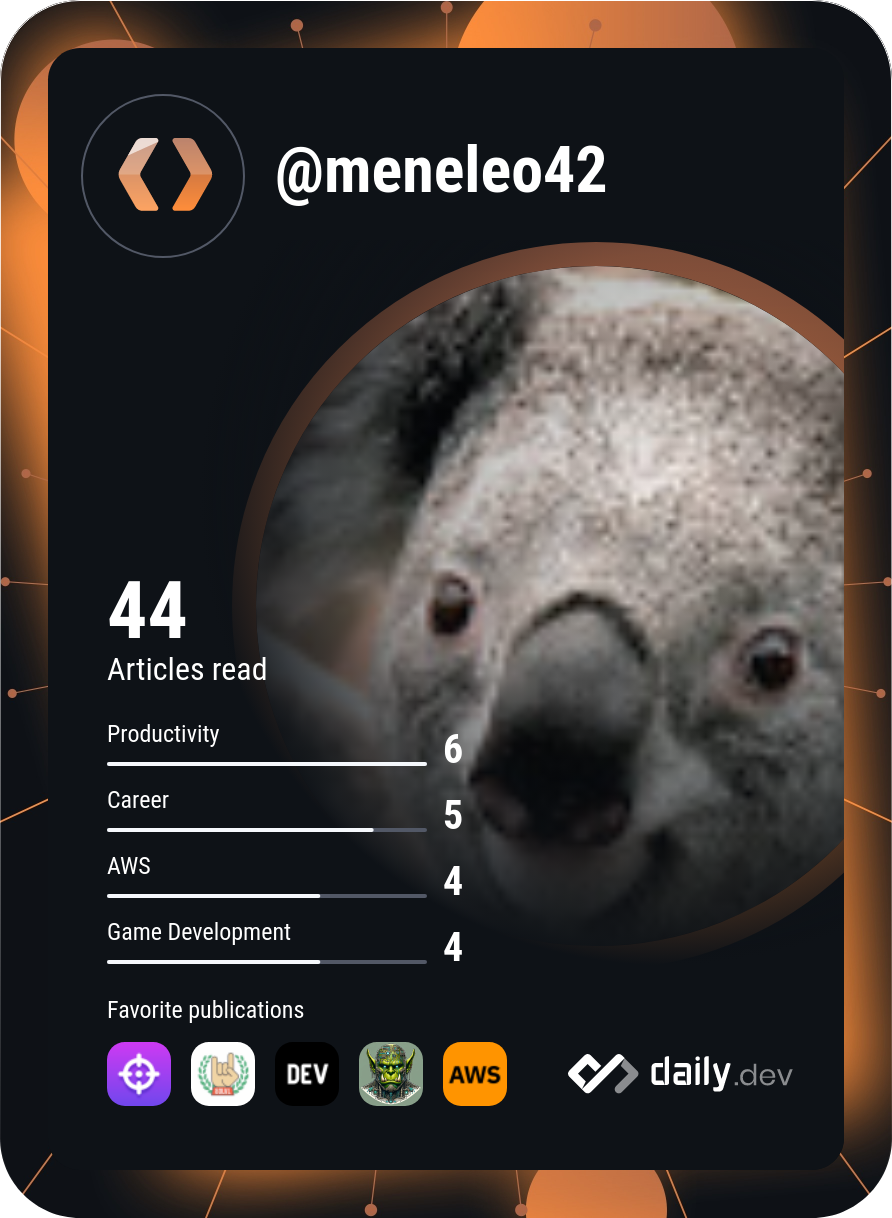 Leonardo's Dev Card