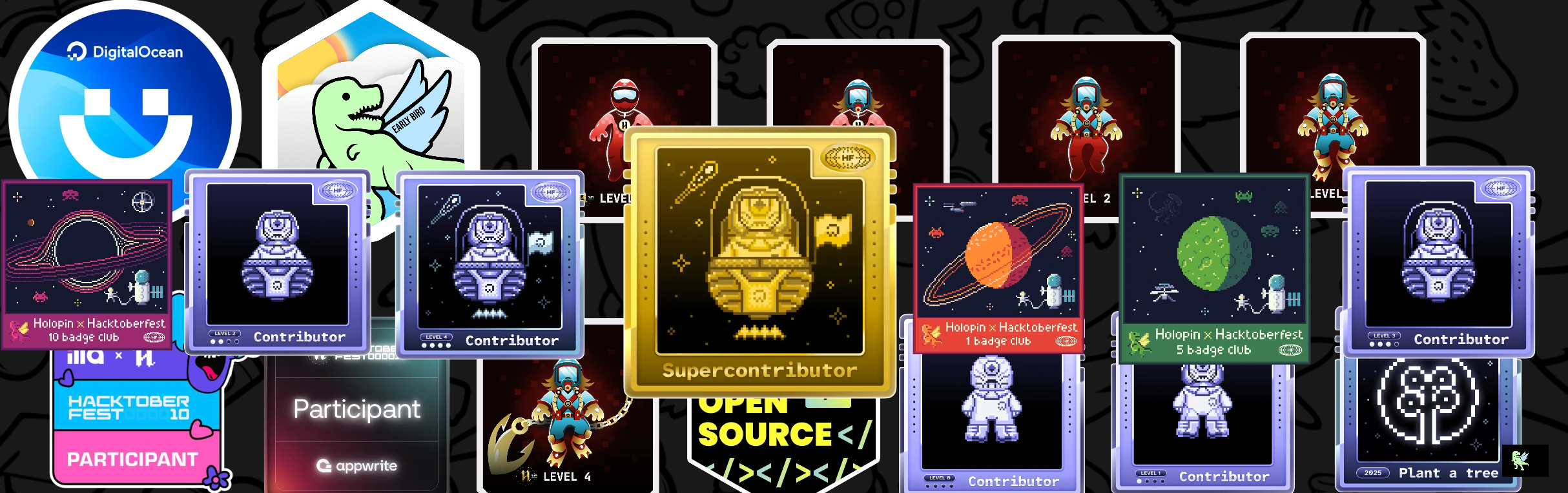 An image of @deepaksingh06's Holopin badges, which is a link to view their full Holopin profile