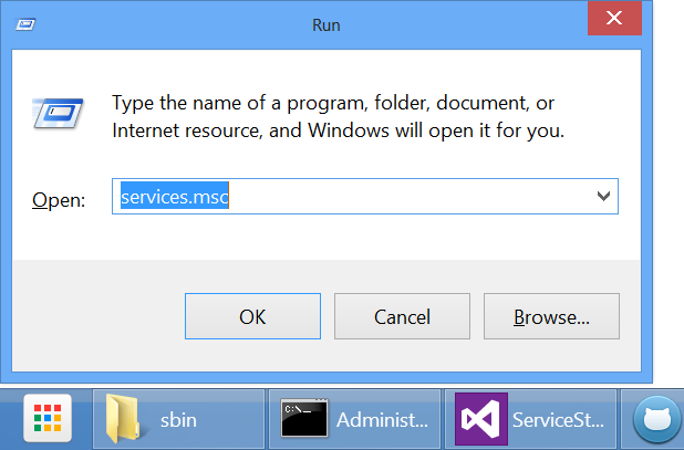 Windows Run Dialog