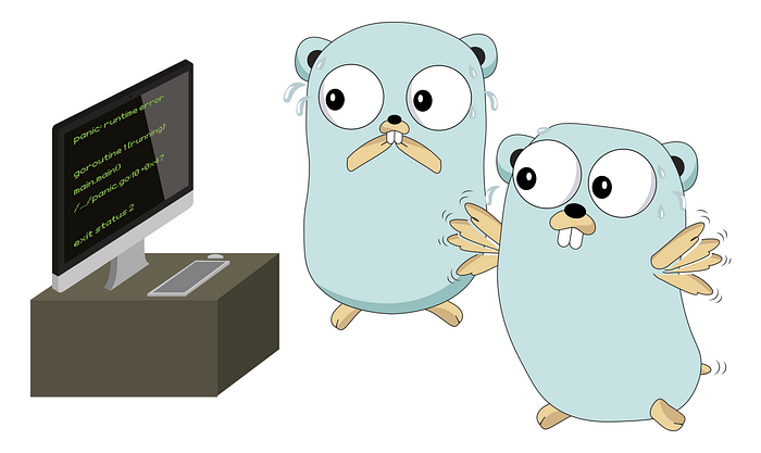 Illustration created for “A Journey With Go”, made from the original Go Gopher, created by Renee French.