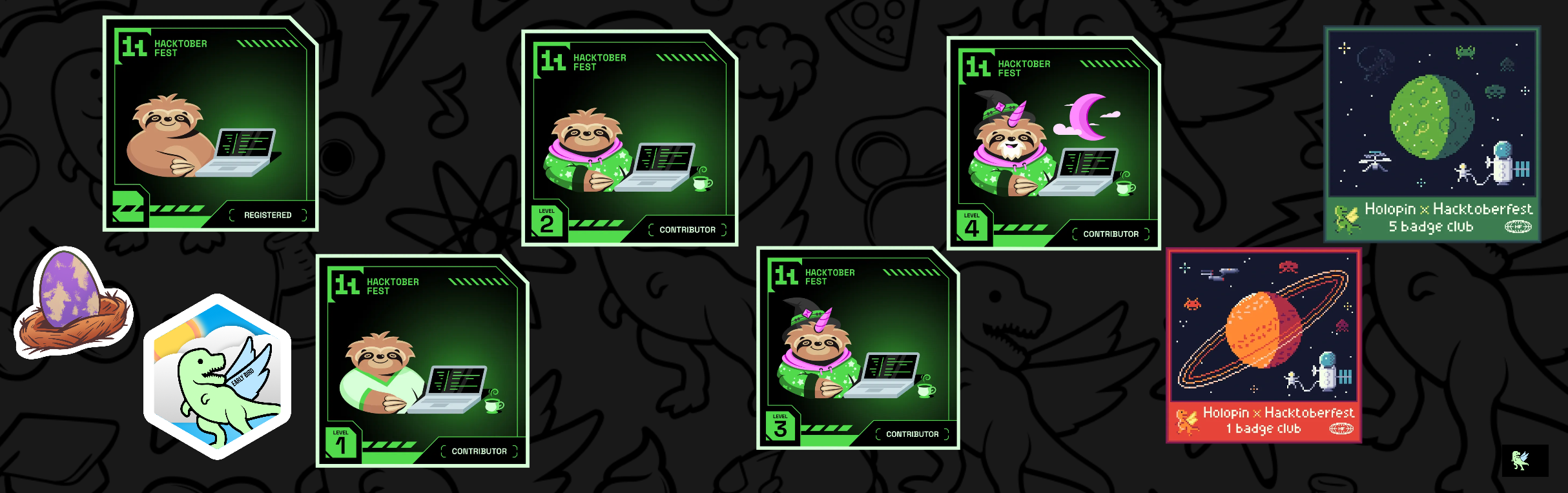 An image of @salma101's Holopin badges, which is a link to view their full Holopin profile