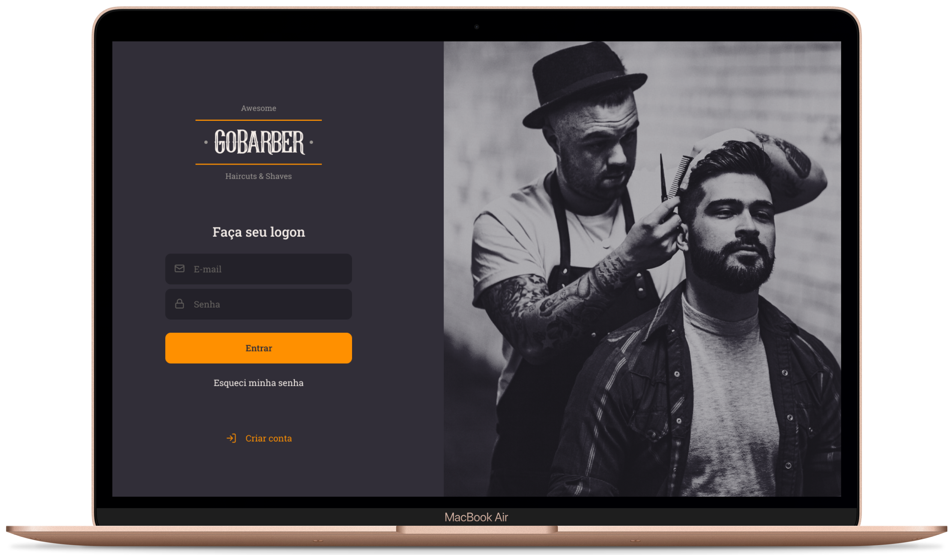 Mockup GoBarber