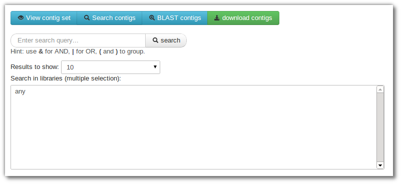 search form