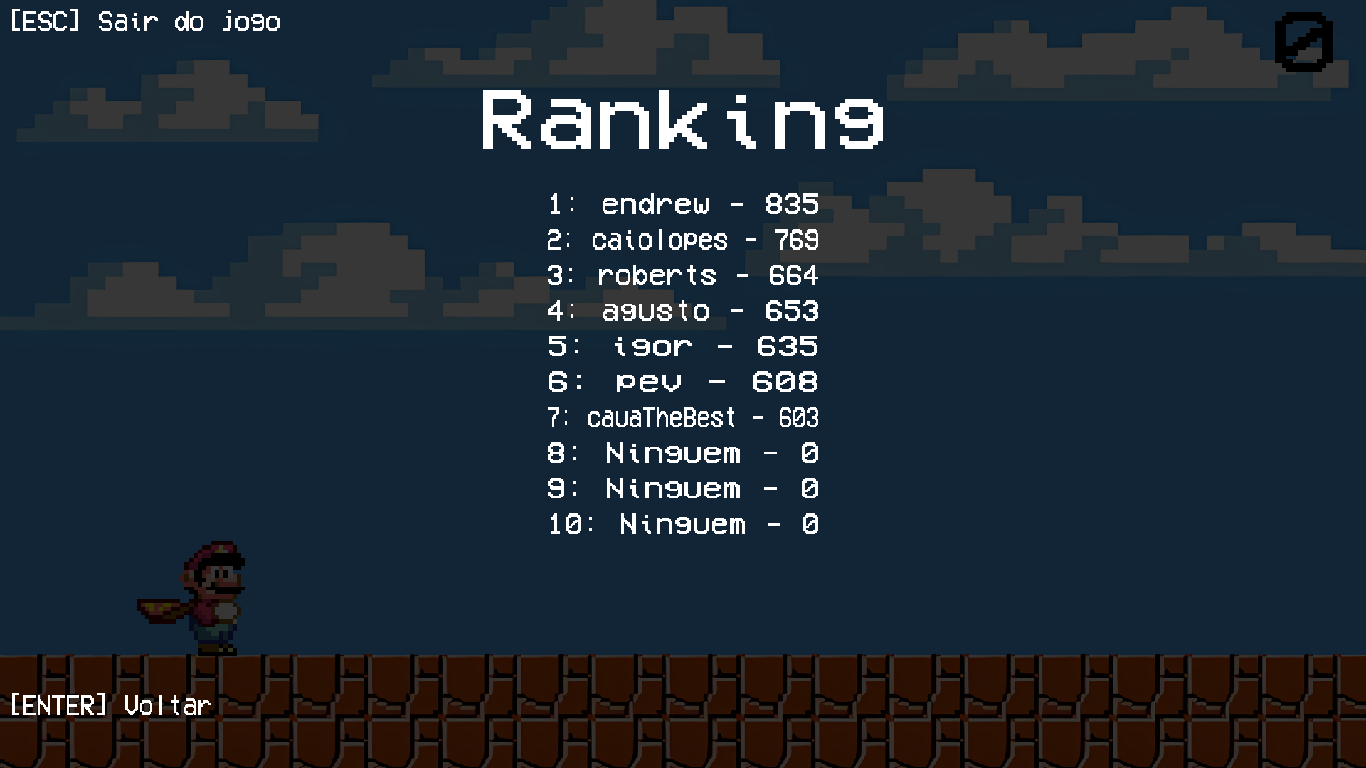 Ranking - MarioRun