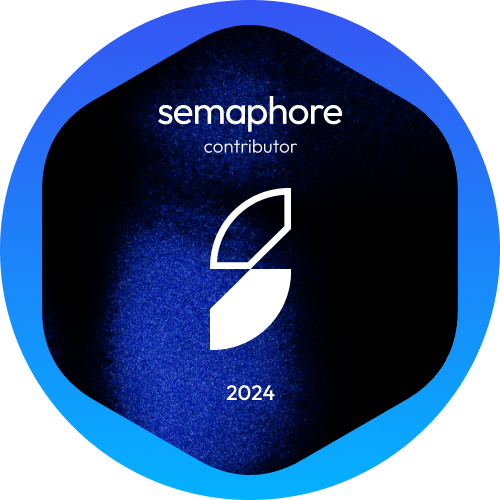 GitPOAP: 2024 Semaphore Contributor GitPOAP Badge