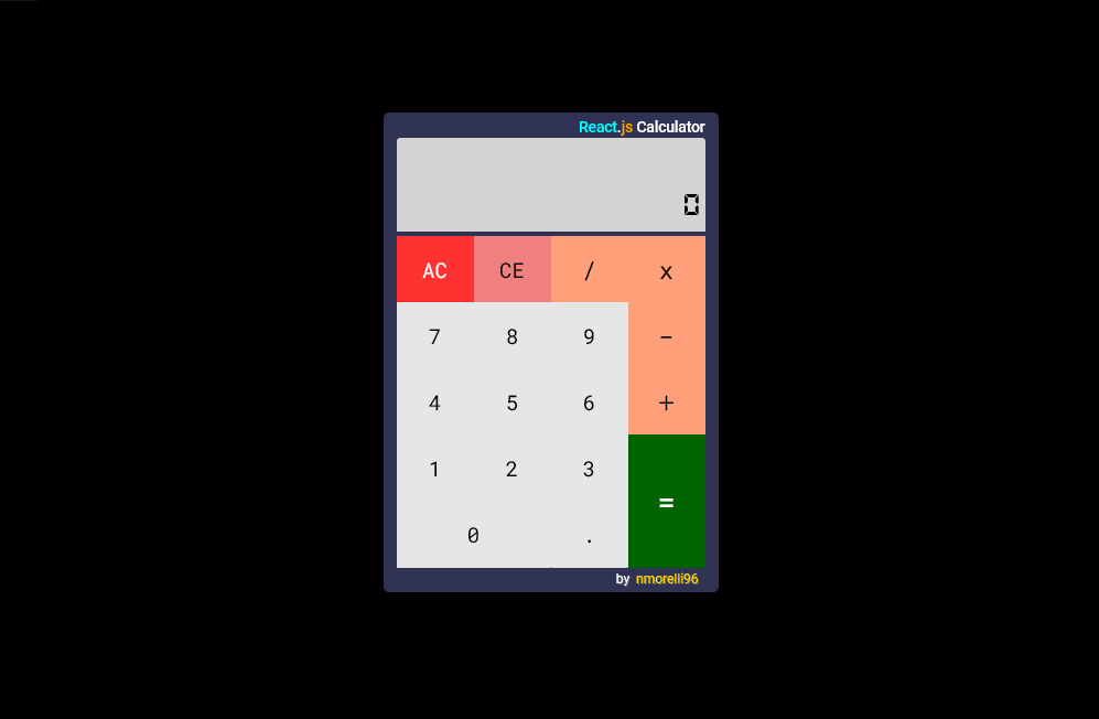 ReactJS Calc