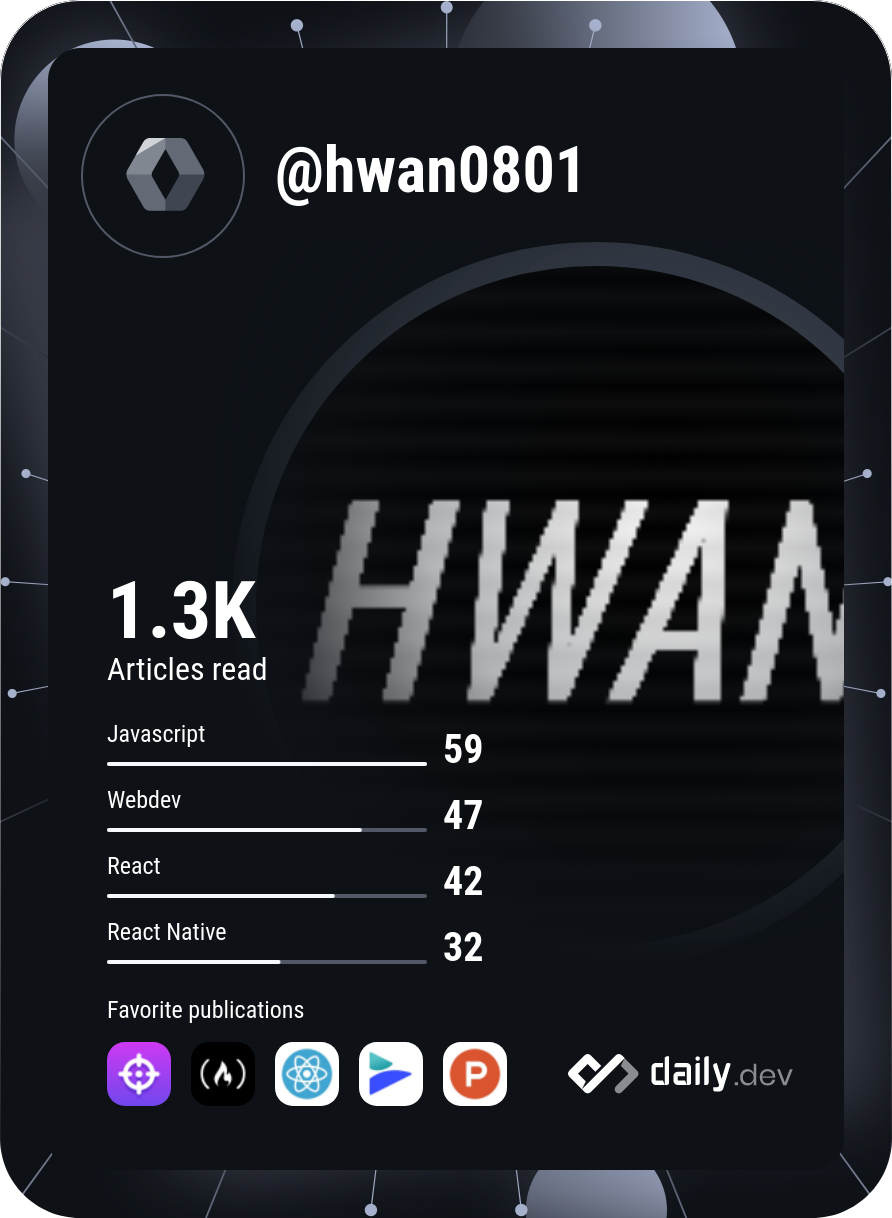 HWAN's Dev Card