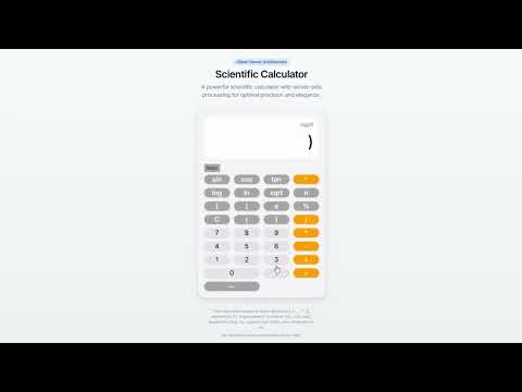 Calculator Client Server Demo