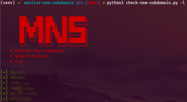 subdomain monitor