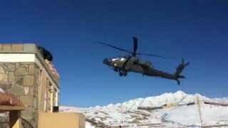Apache Helicopter Ground Impact