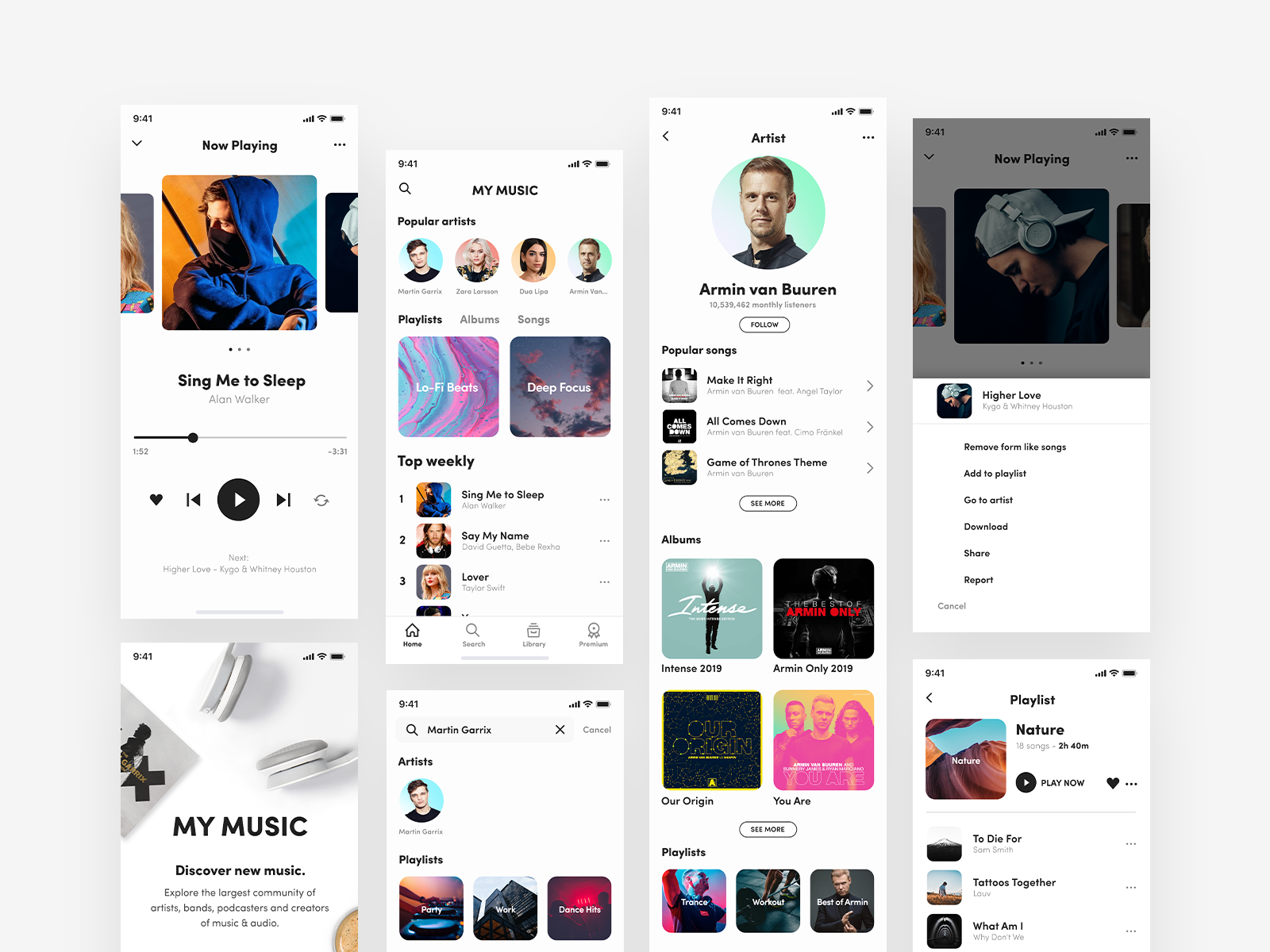 Music Player App by Natan Jabłoński