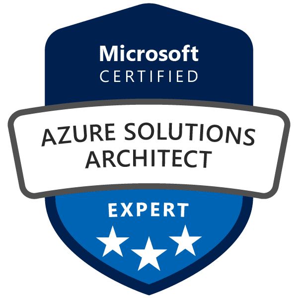 Bjoern Peters - Certification - AZ300/AZ301 - Azure Solution Architect