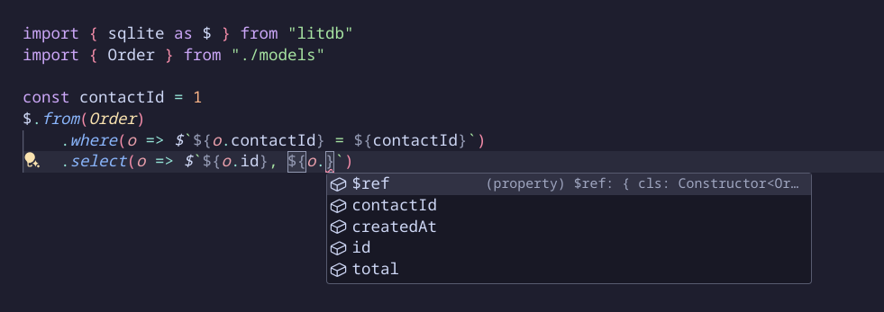 GitHub - litdb/litdb: Lightweight RDBMS agnostic TypeScript/JS ...
