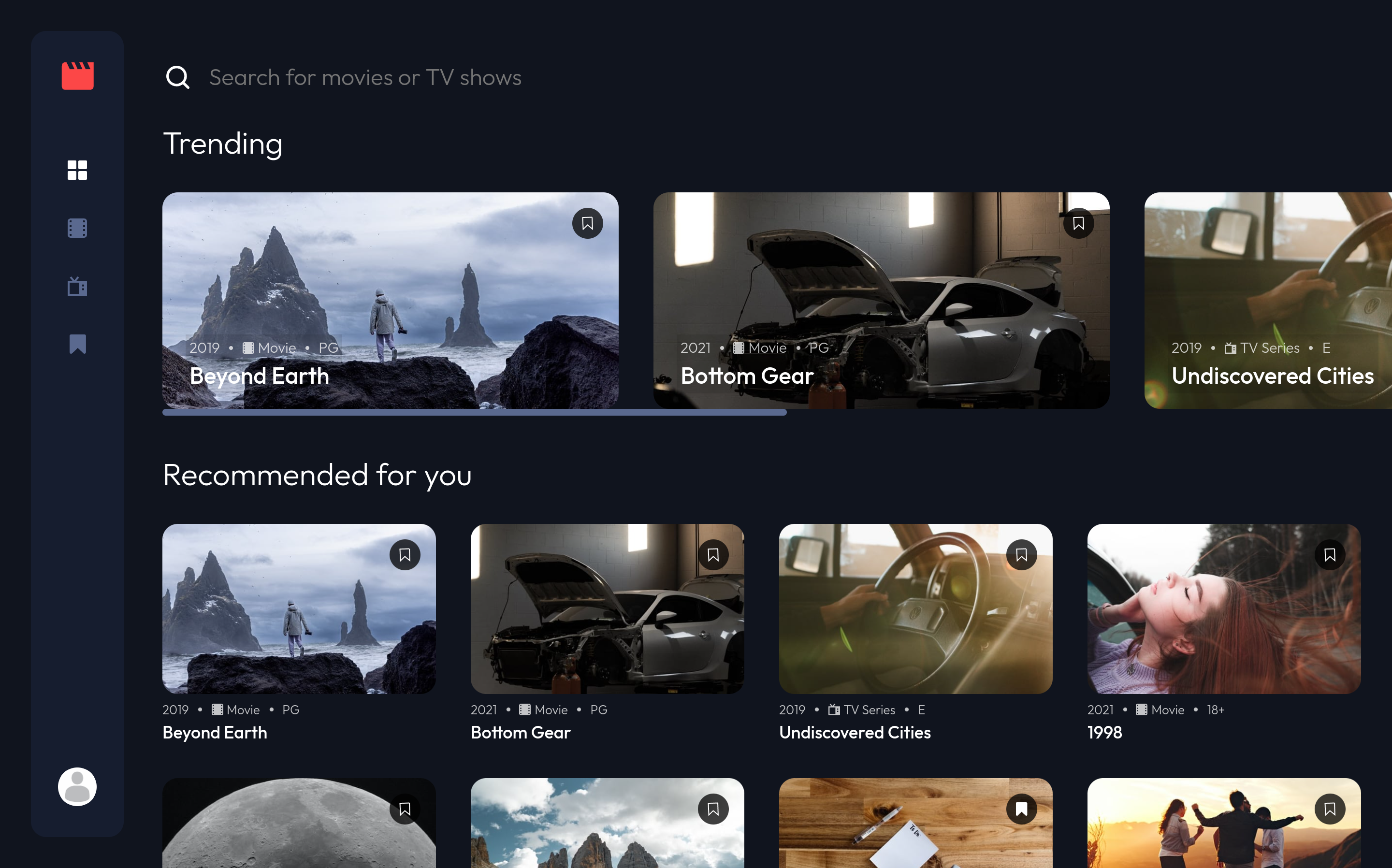GitHub - ABojo/entertainment-dashboard: A dashboard for an ...