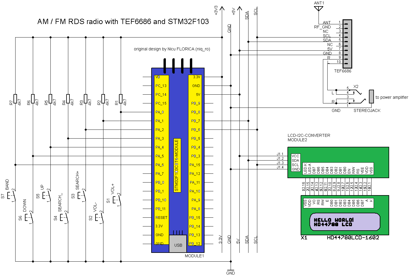 AM / FM RDS Radio with TEF6686