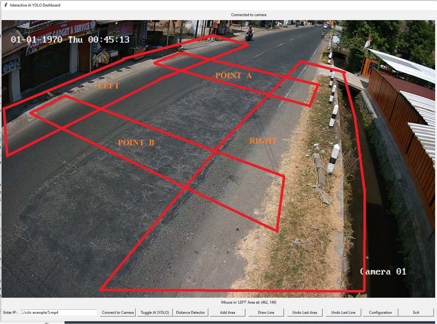 Example Area Setup