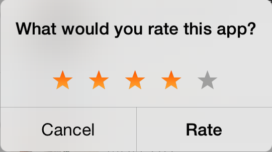 GitHub - briansunter/iRate-Star-Rating: A handy class that prompts ...