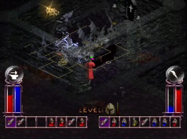 PSX Diablo 1 multiplayer UI