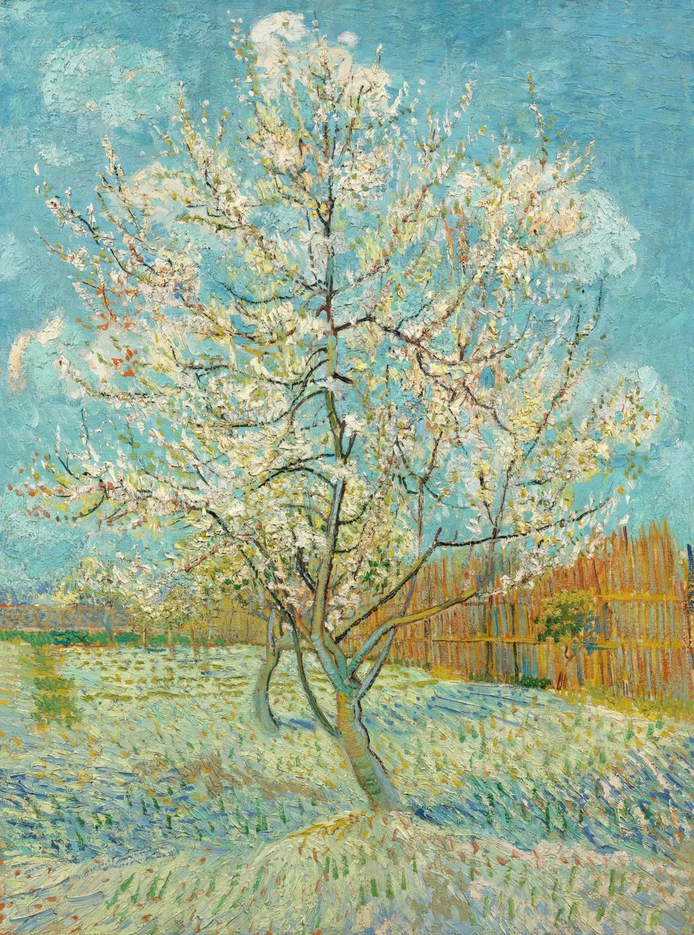 https://raw.github.com/thobbs/color-clustering/master/van-gogh-peach-tree.jpg