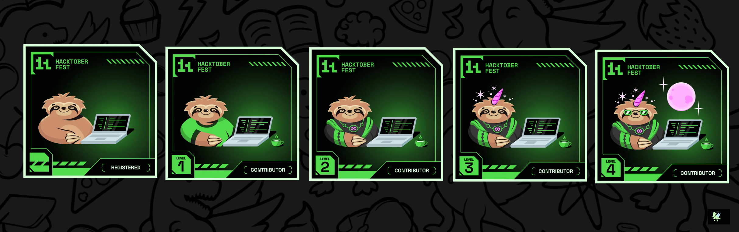 An image of @radhikaachauhan's Holopin badges, which is a link to view their full Holopin profile