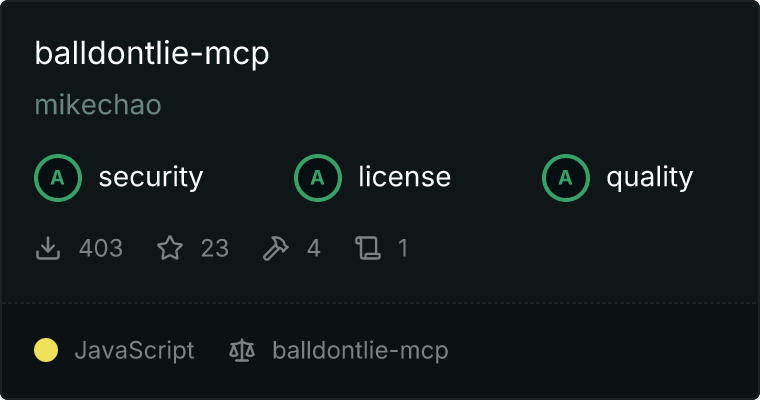 balldontlie-mcp MCP server
