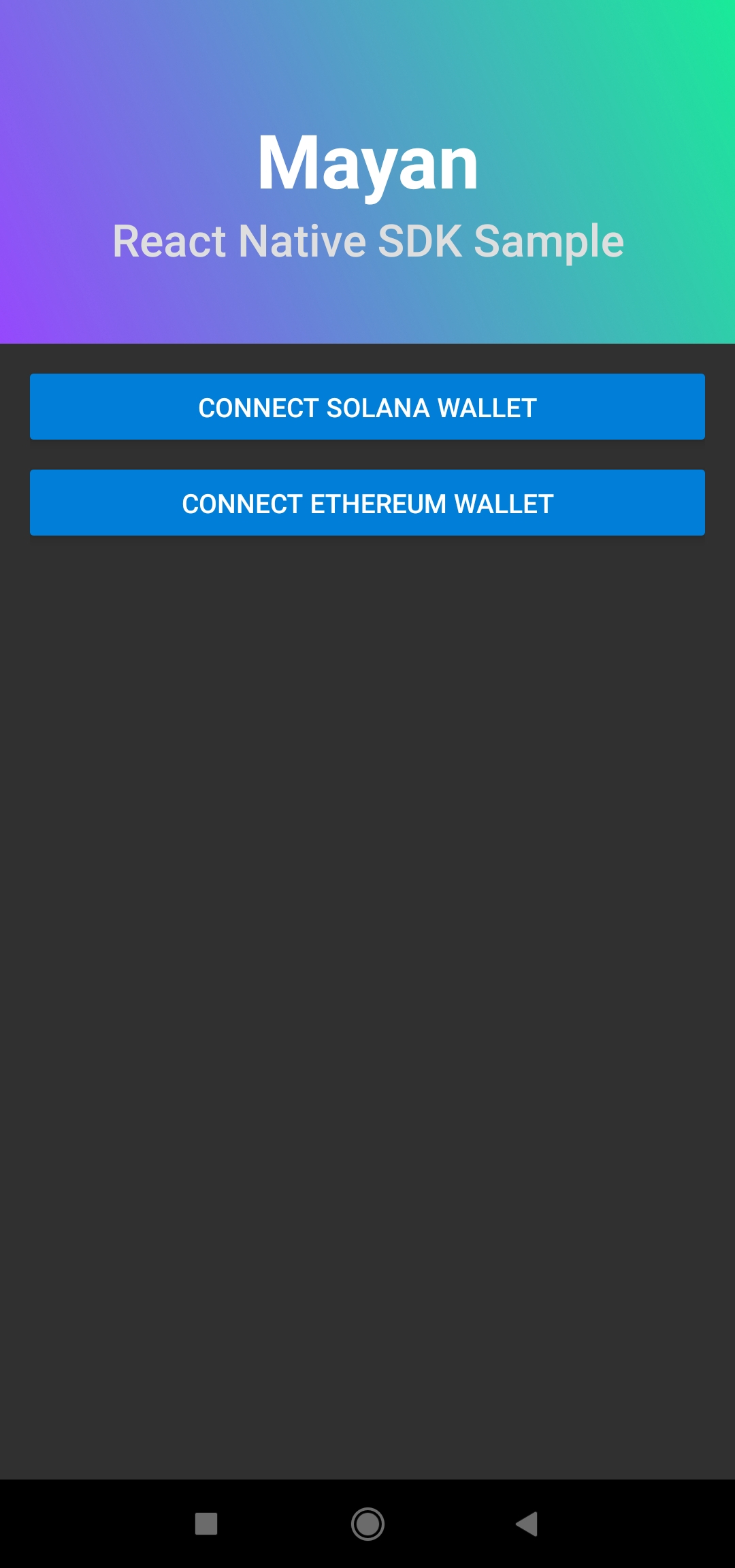 Scaffold dApp Screenshot 1