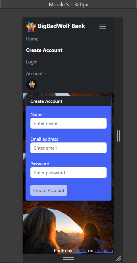 Create Account