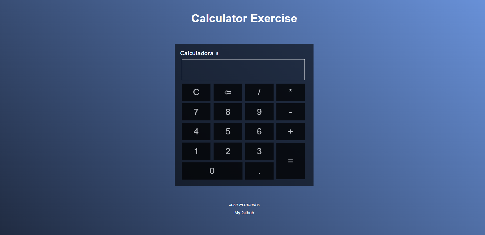 GitHub - codekils/calculadora · GitHub