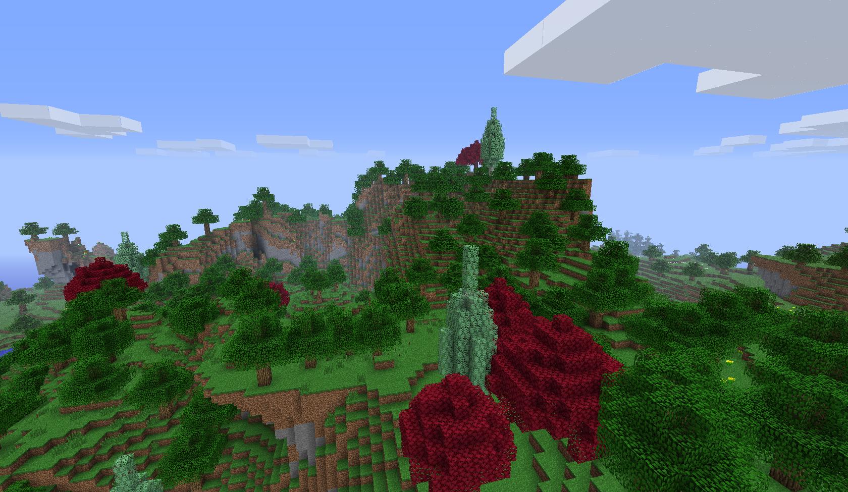 Forested hills biome
