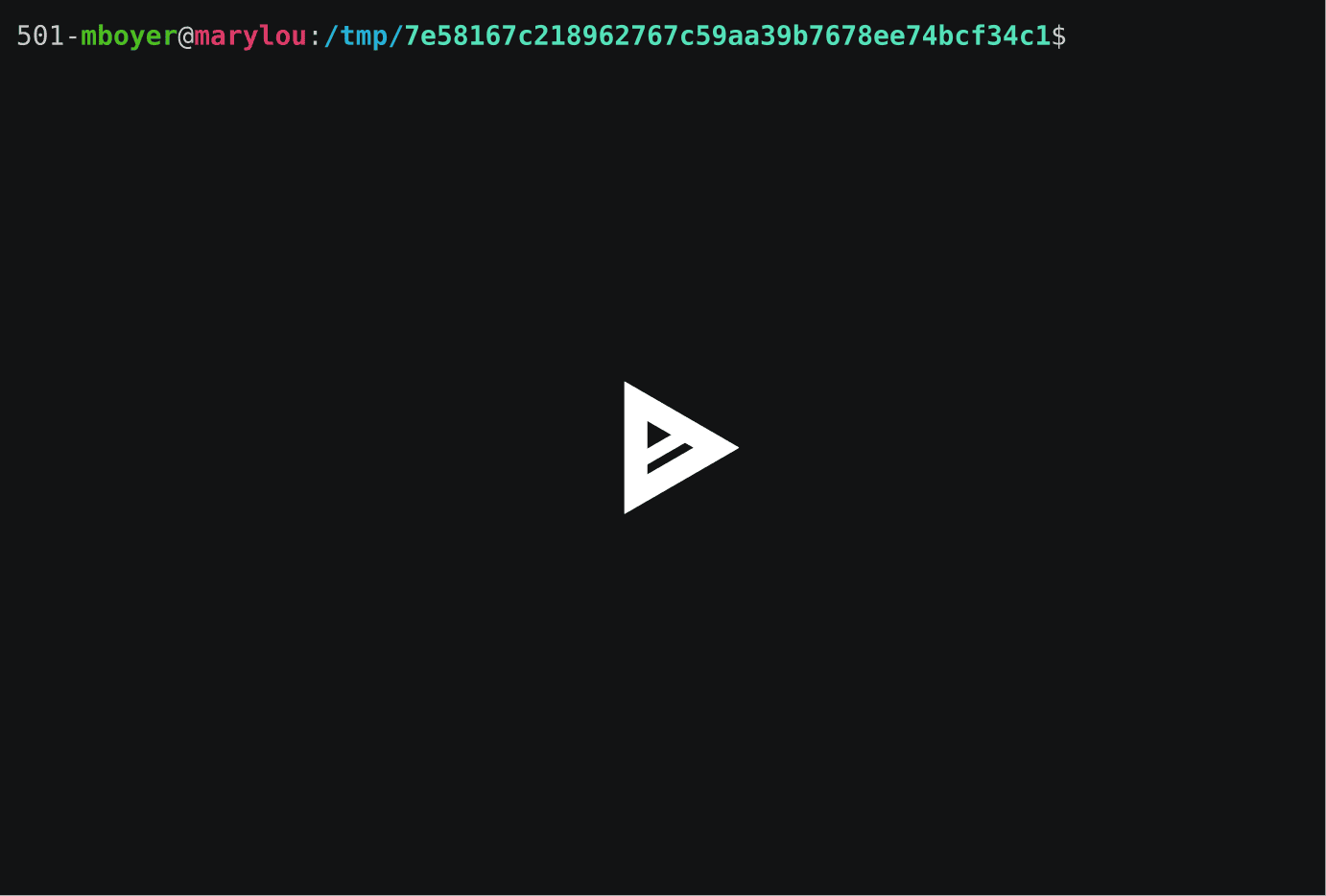 SQBrite demo terminal recording